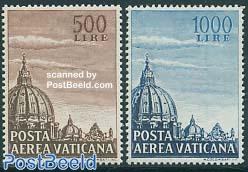 Airmail definitives 2v