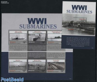 WWI Submarines 2 s/s