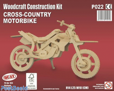 Cross-Country Motorbike Wood Kit