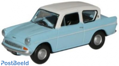 Ford Anglia Turquoise/wit