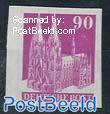 90Pf, imperforated, Stamp out of set