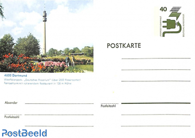 Illustrated Postcard 40pf, 4600 Dortmund