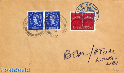 Cover from S.S. RYNDAM