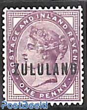 Zululand, 1d, Stamp out of set
