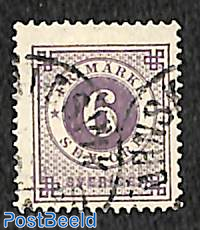 6o, blueviolet, perf. 13,  Stamp out of set
