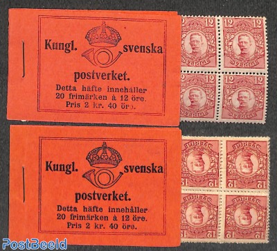 Defnitives 12ö, 2 booklets of 20 stamps