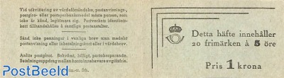 King Gustav V booklet