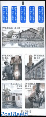 Industrial heritage, Glass 5v s-a in booklet