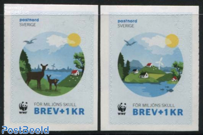 WWF, Joint Issue Denmark 2v s-a