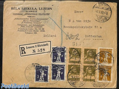 Registered letter to Rotterdam