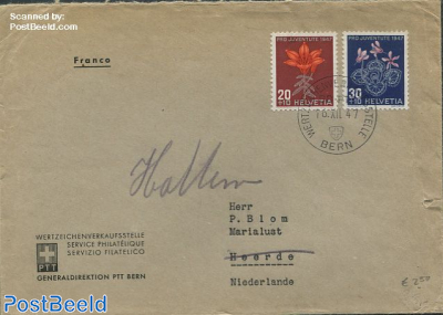 Envelope from Bern to Heerde