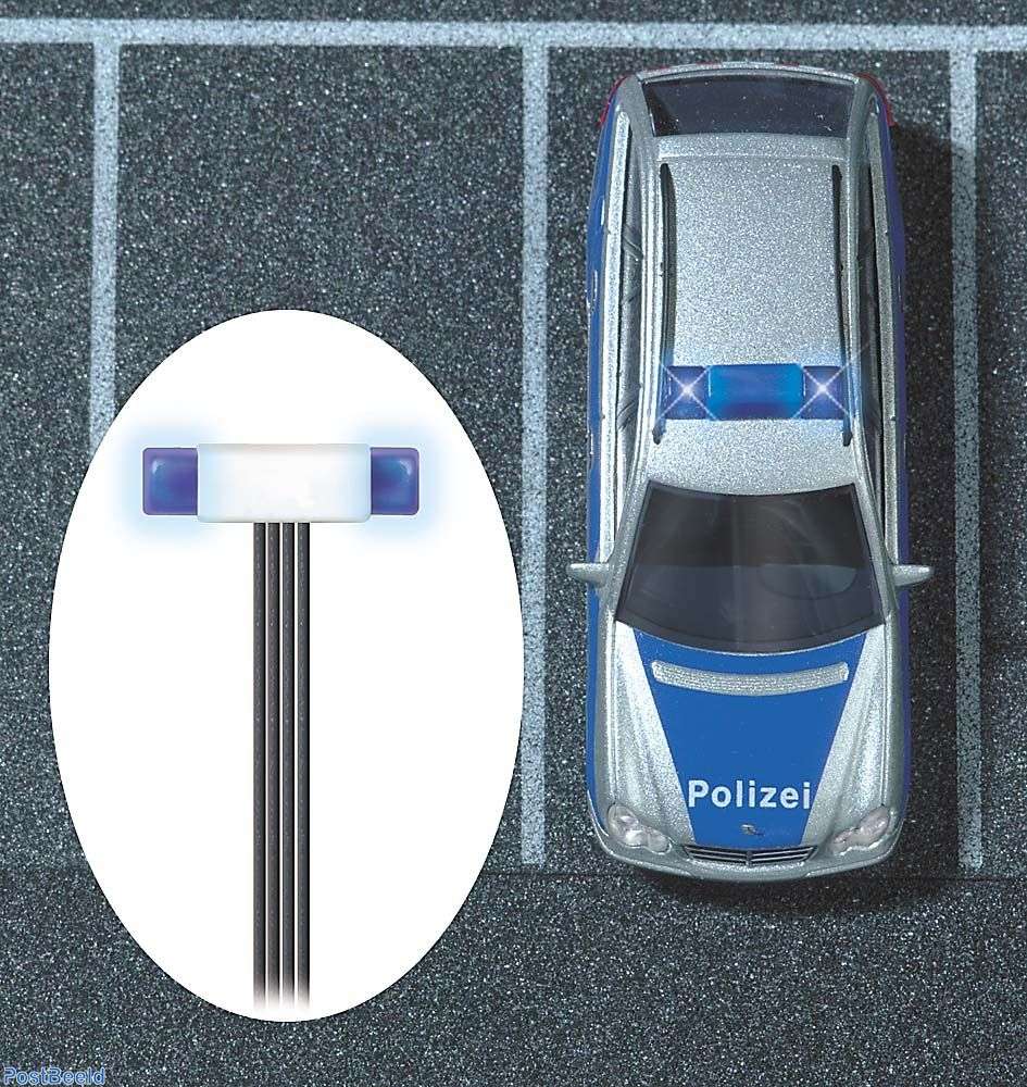Blue sales flashing lights