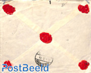 Registered letter with declared value from Oegstgeest to Bad Doberan