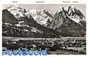 Postcard with prom. postmark Olympic winter games Garmisch Partenkirchen