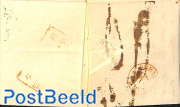 Folding letter from Coeln to la Haye