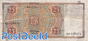 25 Gulden 1931, sign. Delprat/Vissering