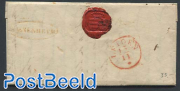 Folding letter to Leiden