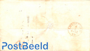 Folding letter from ZEIST to Amsterdam