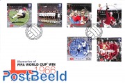 World Cup Football Wembley 1966 6v